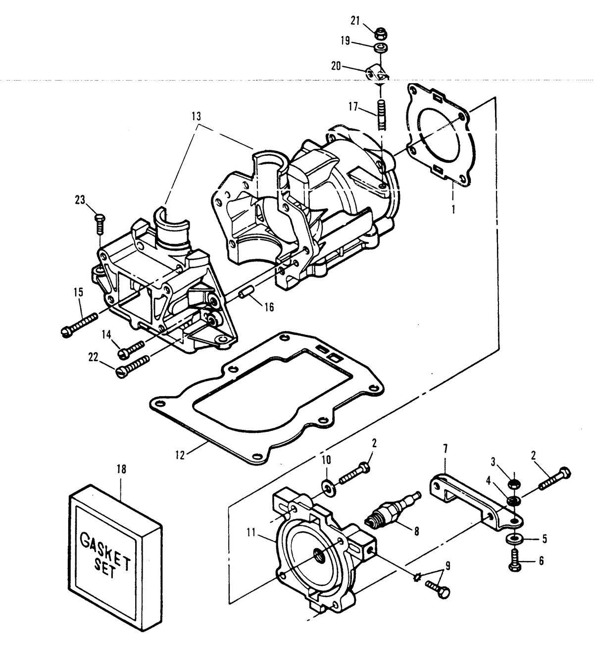 SEARS GAMEFISHER 5 H.P. CYLINDER BLOCK