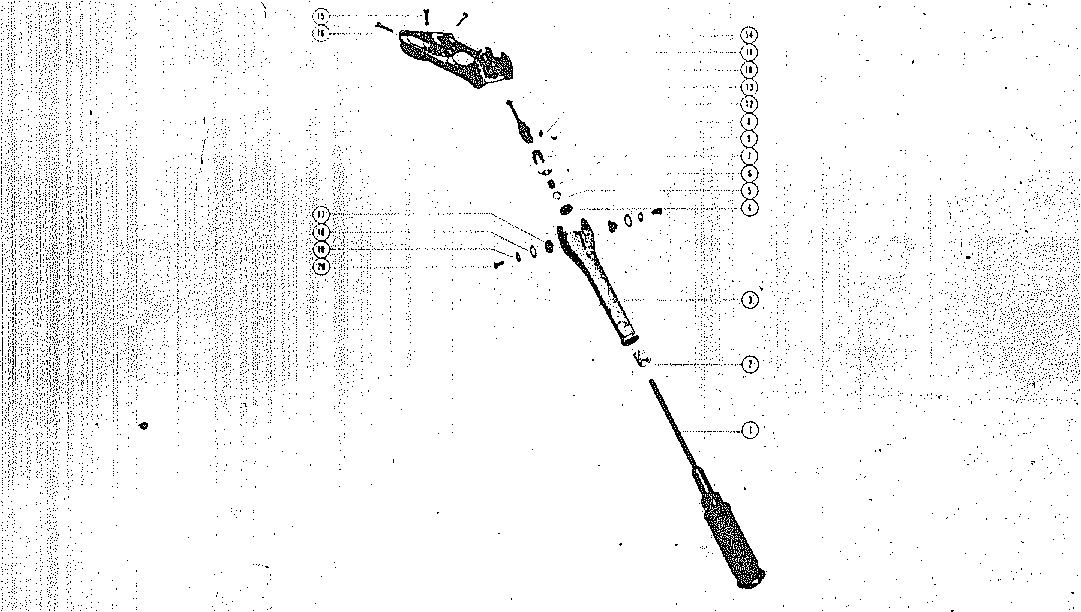 MARK MARK 10, 10A, 15A, 28, 28A STEERING HANDLE ASSEMBLY