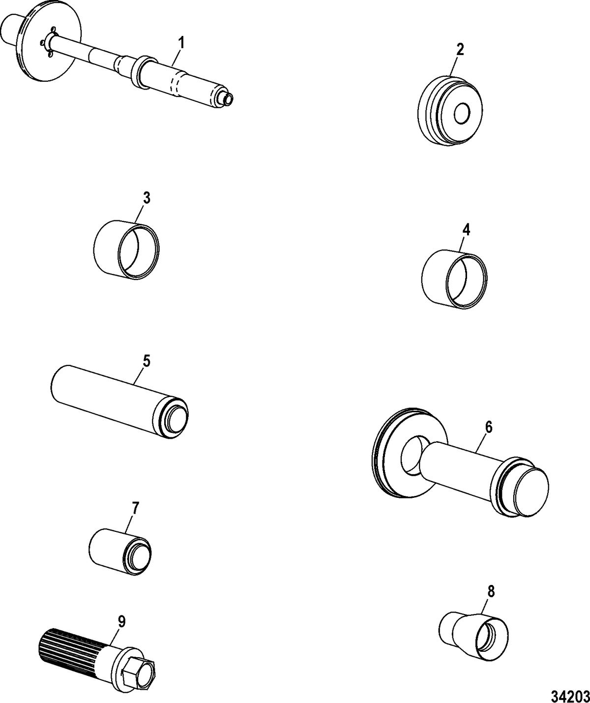 RACE STERNDRIVE 525 EFI Tool List(NXT1 Transmission)