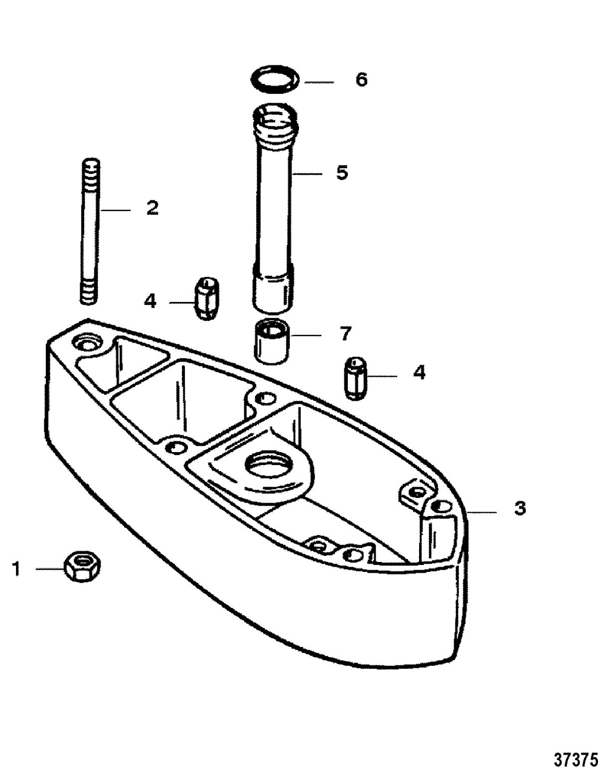 MERCURY/MARINER 30/40 H.P. X-LONG COMPONENTS