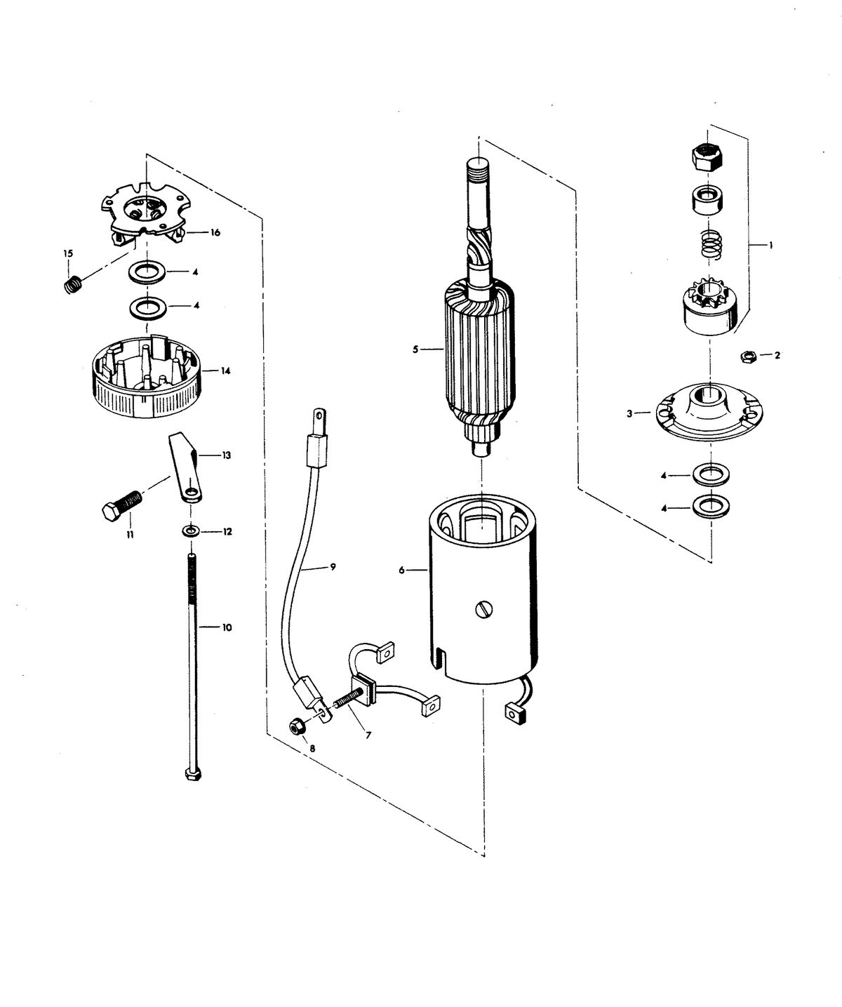 CHRYSLER 140 H.P. STARTER
