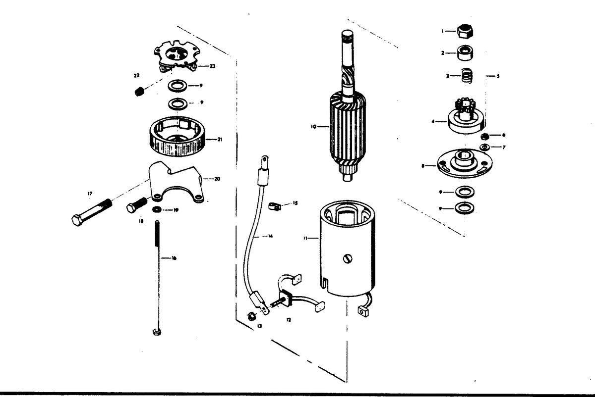 CHRYSLER 105 H.P. 120 H.P. 135 H.P. STARTER