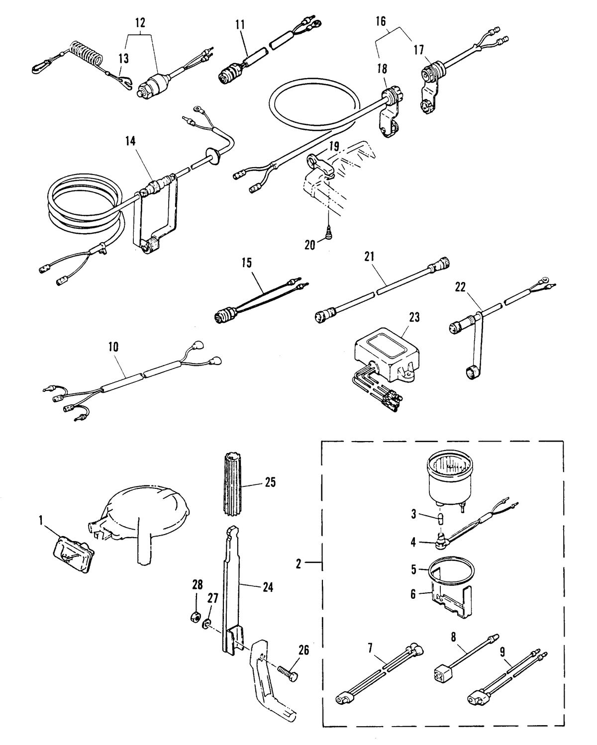 MARINER 6/8 H.P. OPTIONAL PARTS