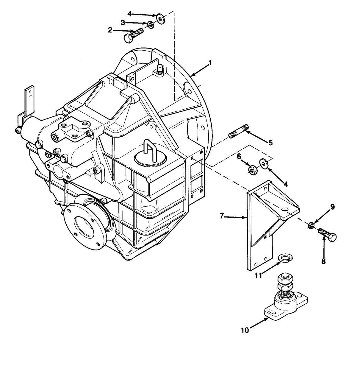 U.S. MARINE US MARINE 460 INBOARDS TRANSMISSION - HURTH DOWNANGLE
