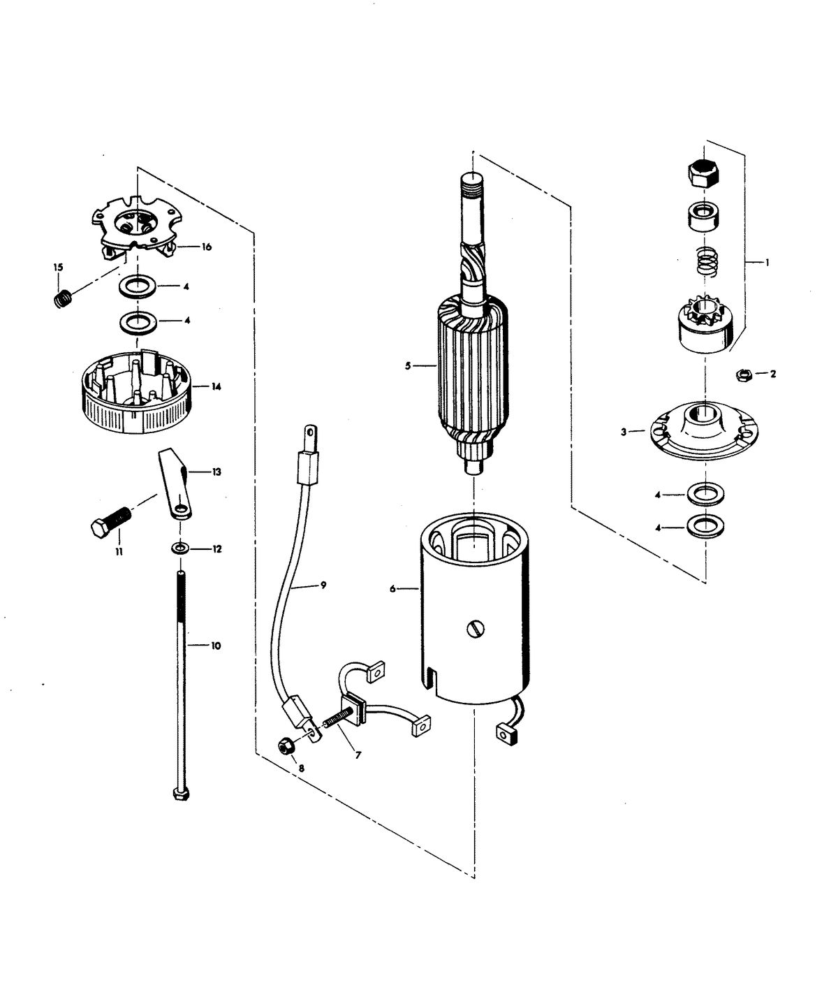 CHRYSLER 140 H.P. STARTER