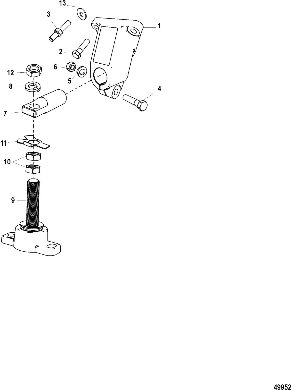 MERCRUISER 383 MAG 4V MIE REMAN Engine Mounts(Borg Warner 5000)
