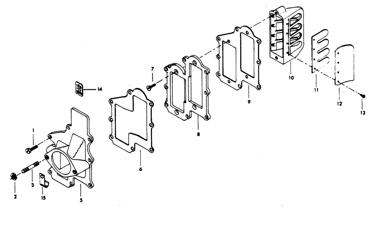 CHRYSLER 45 H.P. REED PLATE