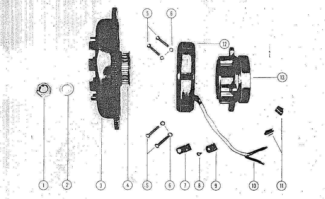 MARK MARK 55 FLYWHEEL ASSEMBLY AND STATOR