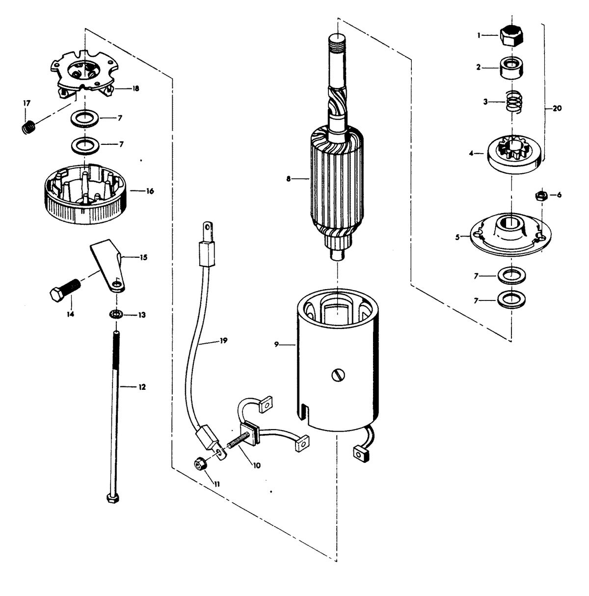CHRYSLER 85 H.P. STARTER