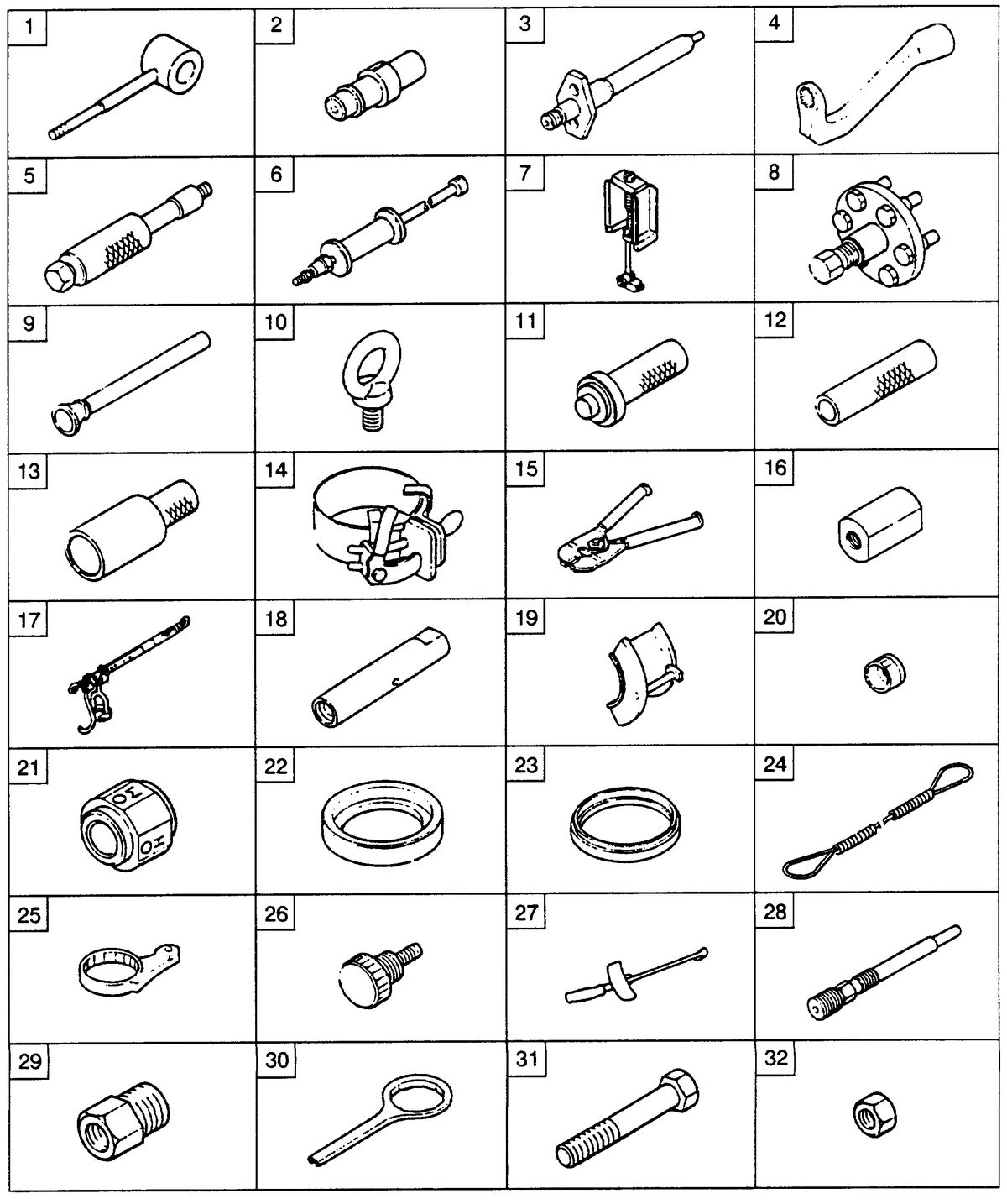 U.S. MARINE US MARINE W04CTA (150 H.P.) DIESEL SPECIAL TOOLS