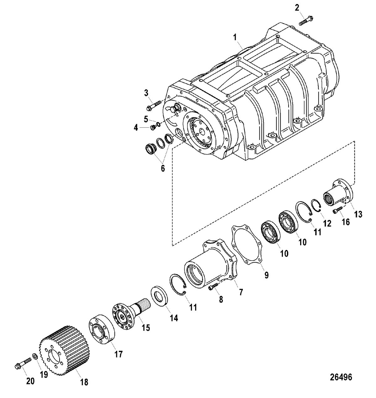 RACE STERNDRIVE 900 SC - DRY SUMP Supercharger Components
