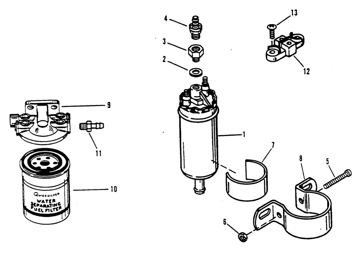 RACE OUTBOARD 2.5L EFI 2.5L EFI OFFSHORE FUEL PUMP (DESIGN I)