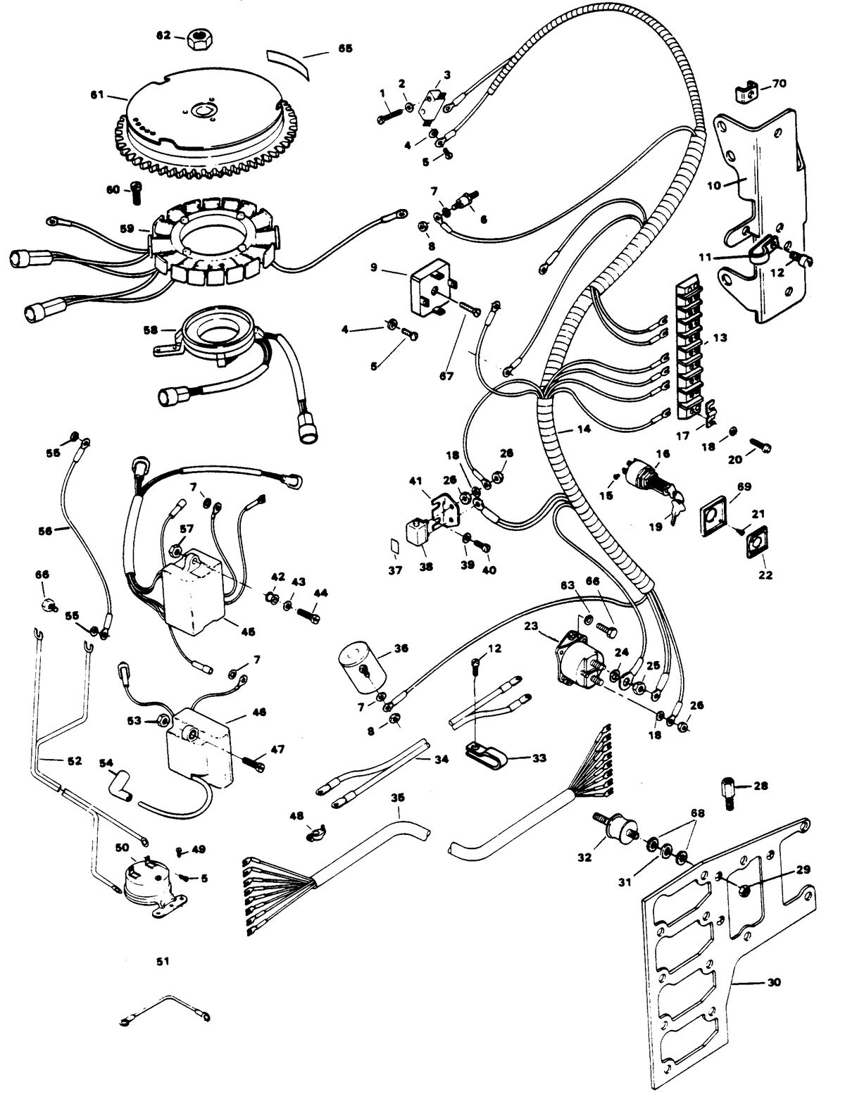 FORCE FORCE 125 H.P. ELECTRICAL COMPONENTS