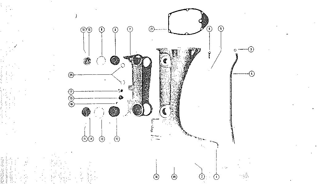 MARK MARK 30 DRIVE SHAFT HOUSING AND SADDLE