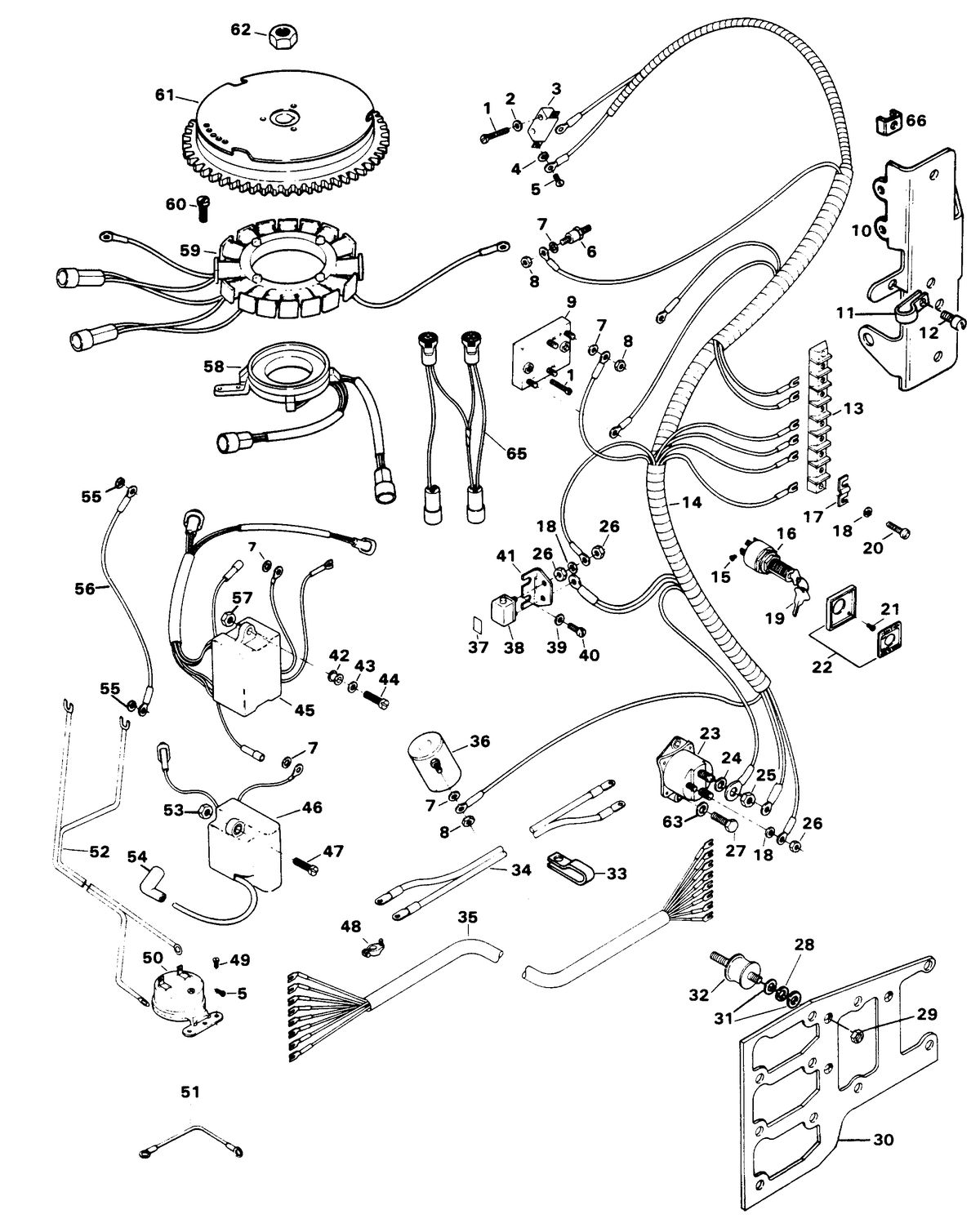 CHRYSLER 85 H.P. ELECTRICAL COMPONENTS