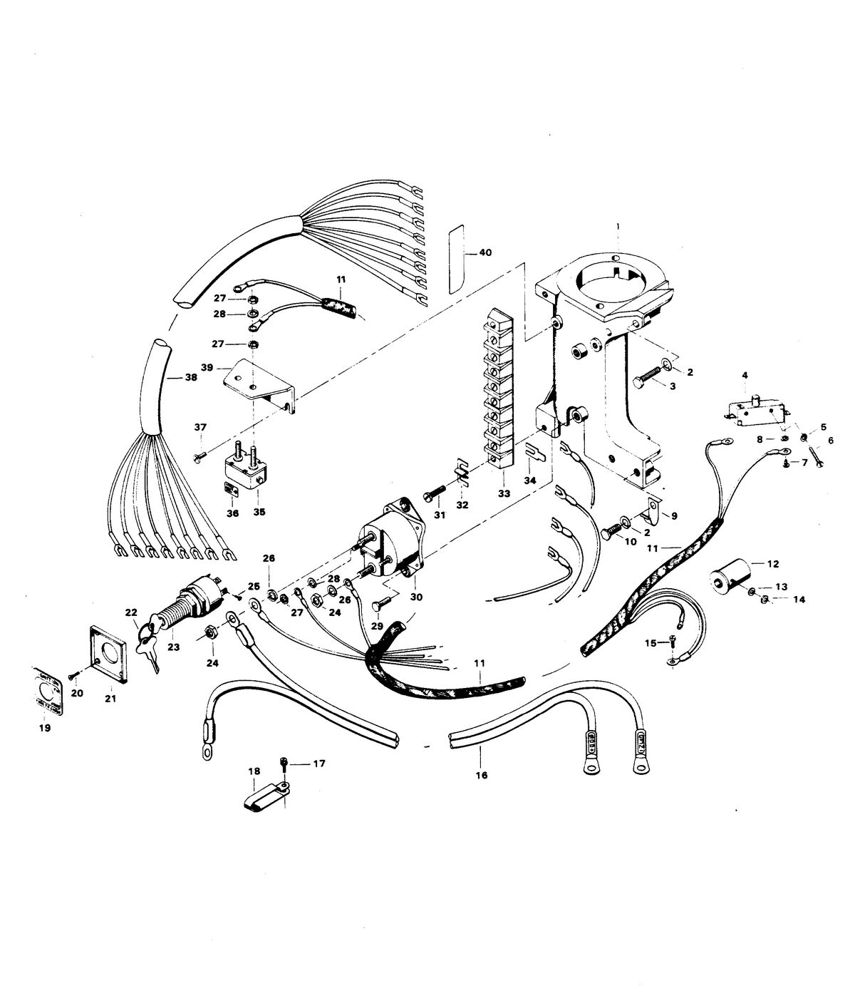 CHRYSLER 30 H.P. ELECTRICAL COMPONENTS