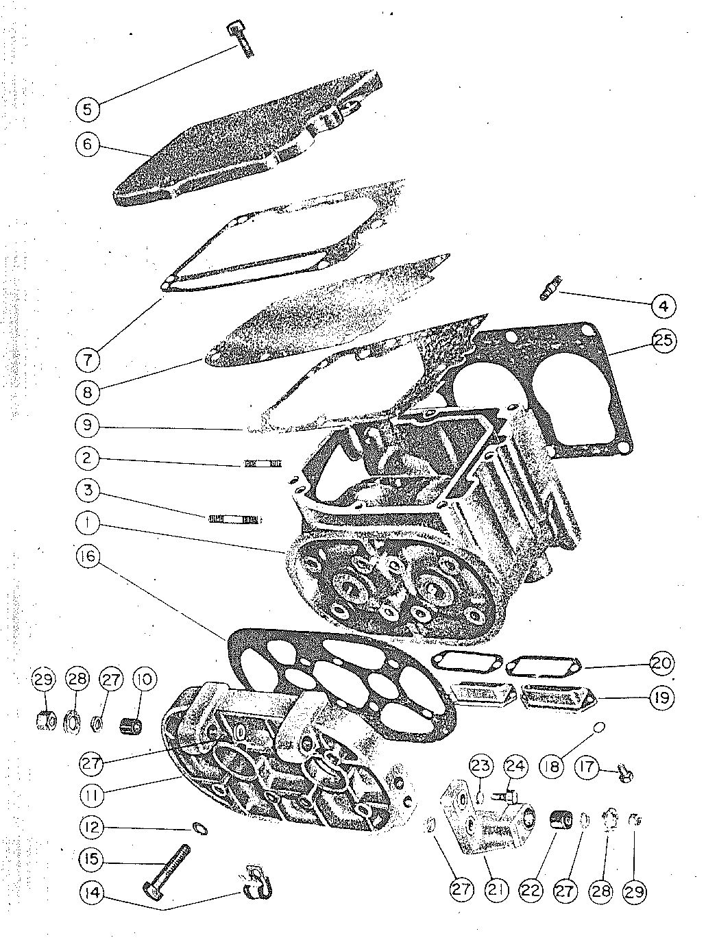 MARK KH7, MARK 15, MARK 20 CYLINDER BLOCK ASSEMBLY