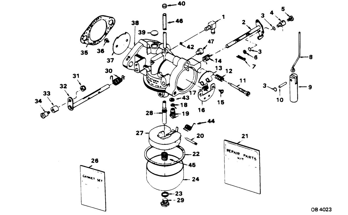 FORCE FORCE 50 H.P. CARBURETOR