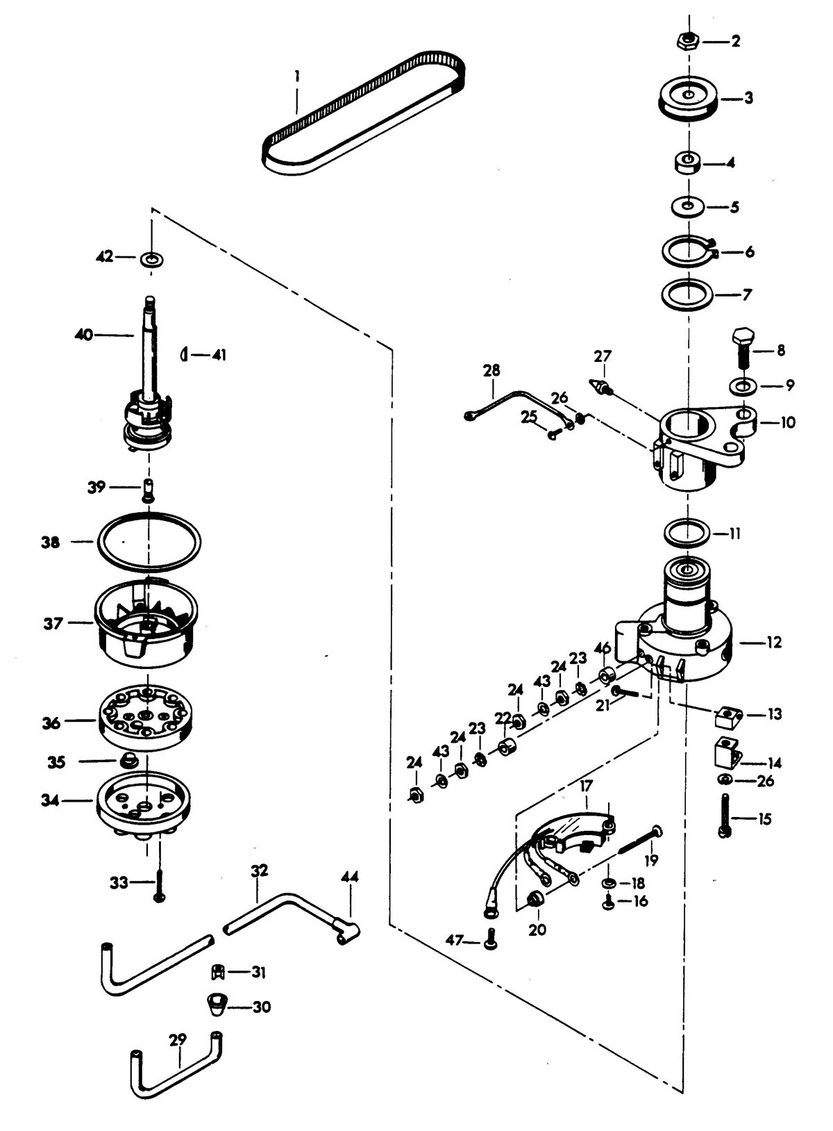 CHRYSLER 140 H.P. DISTRIBUTOR
