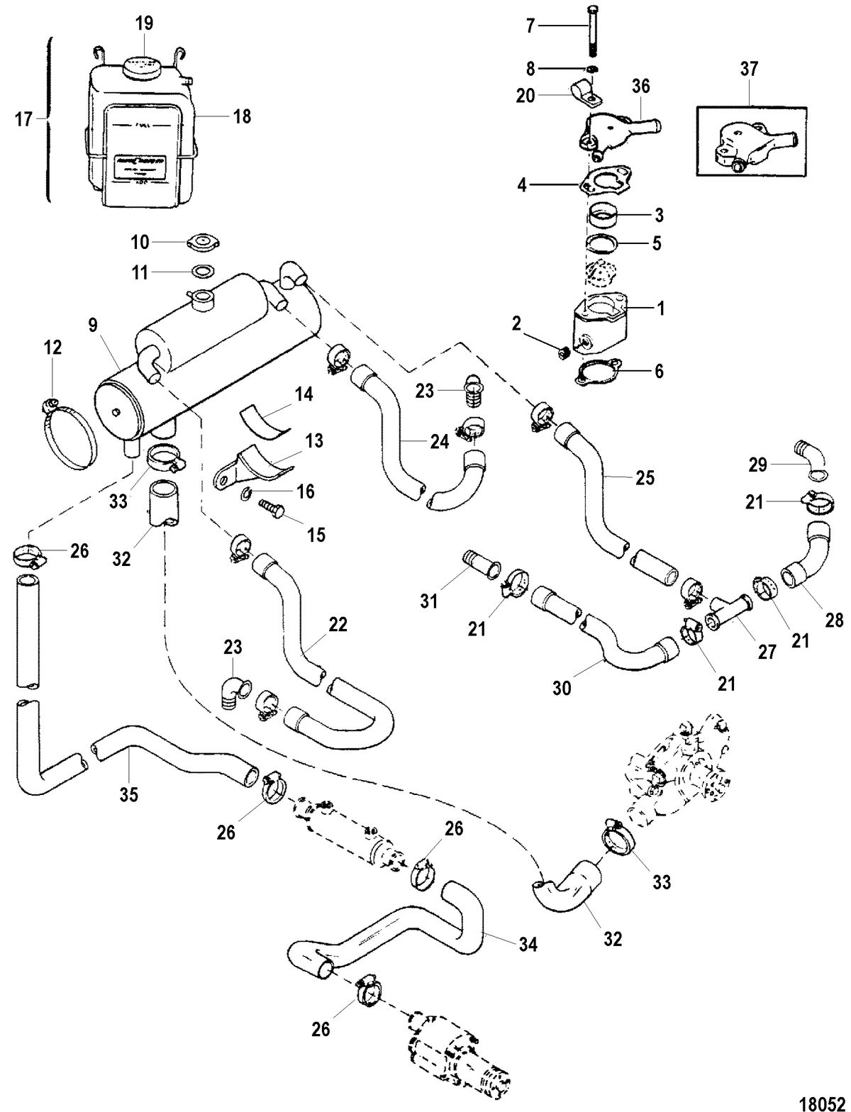 ACCESSORIES EXHAUST/COOLING SYSTEMS AND EXTENSION KITS Closed Cooling System(78094A 2)