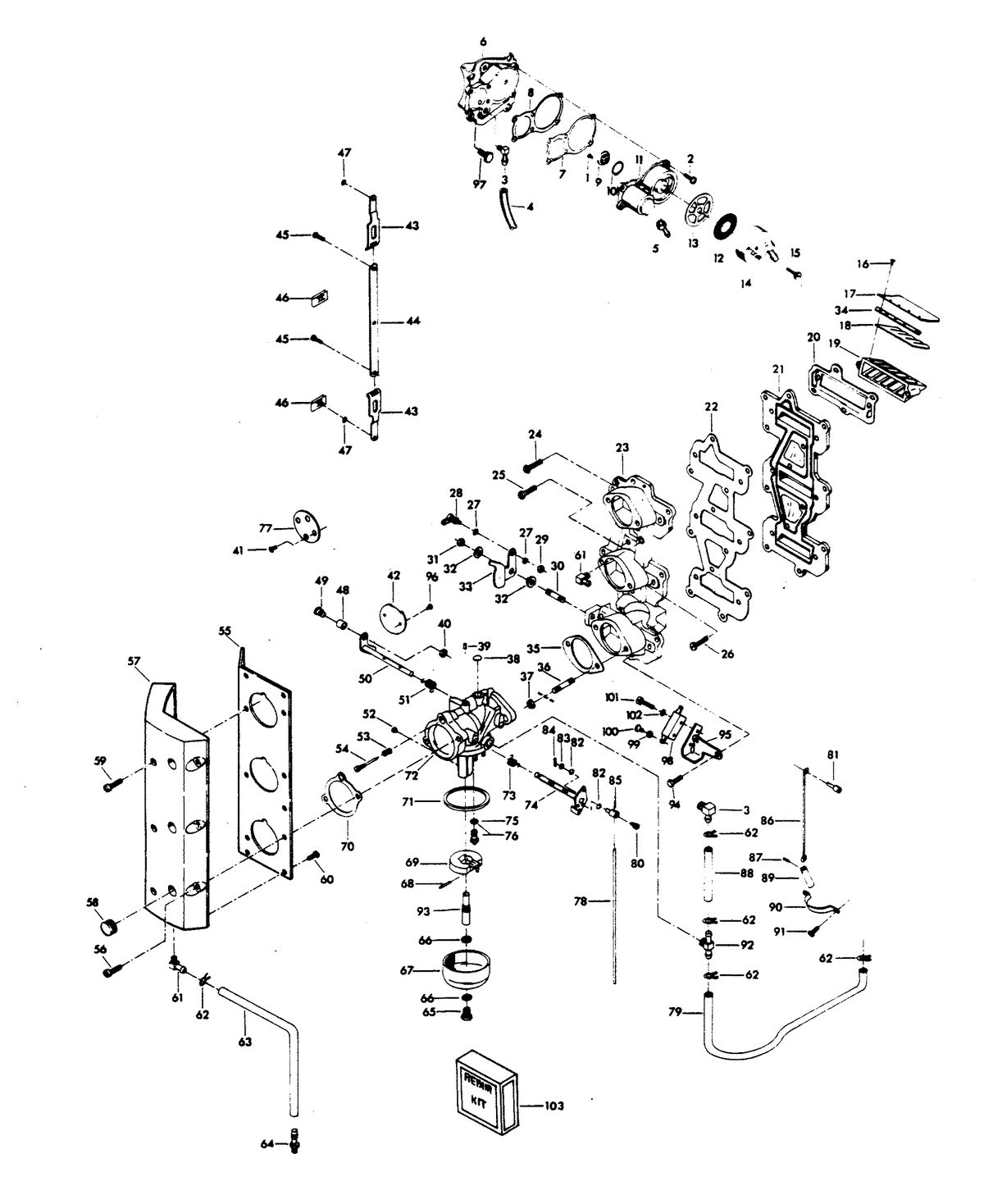 CHRYSLER 85 H.P. CARBURETOR