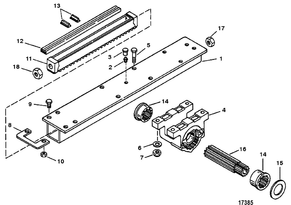 ACCESSORIES STEERING SYSTEMS AND COMPONENTS Rack and Pinion Assembly(66800A5)