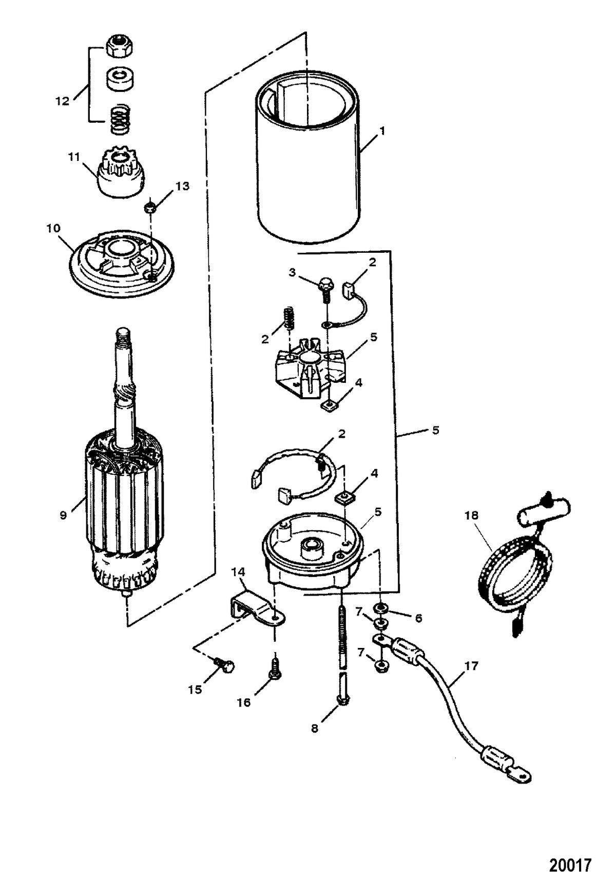 FORCE FORCE 120 H.P. Starter Assembly