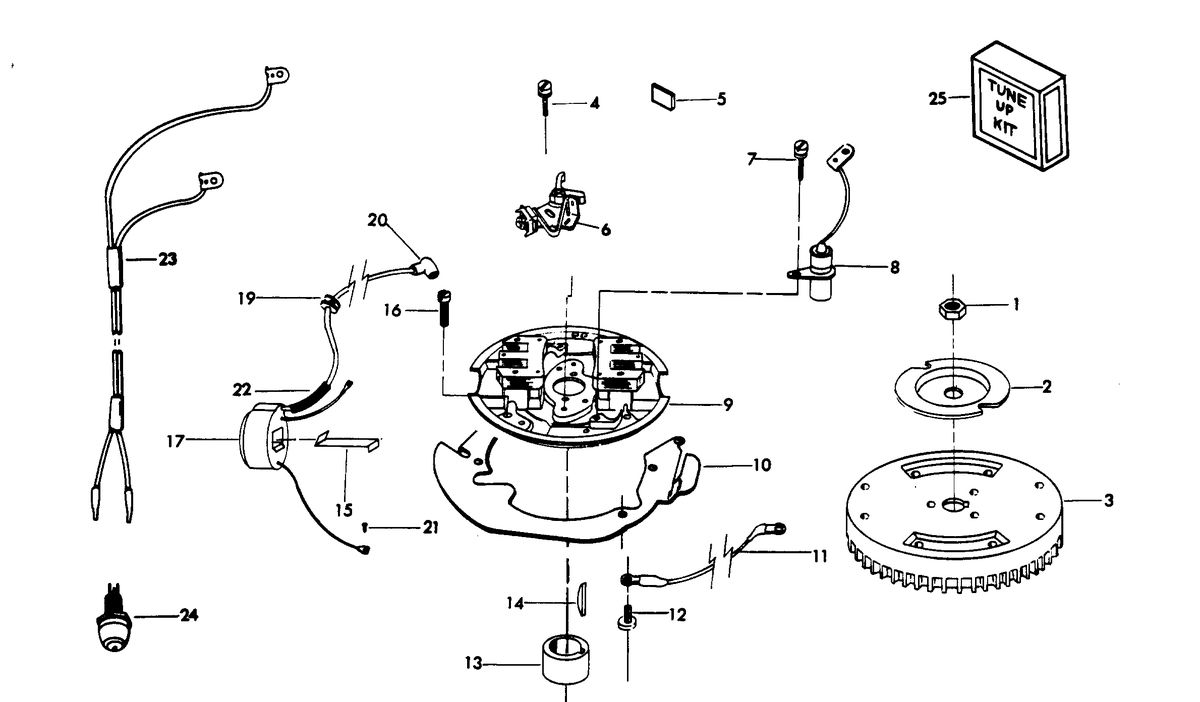 CHRYSLER 9.9 H.P. MAGNETO (MANUAL START MODELS)