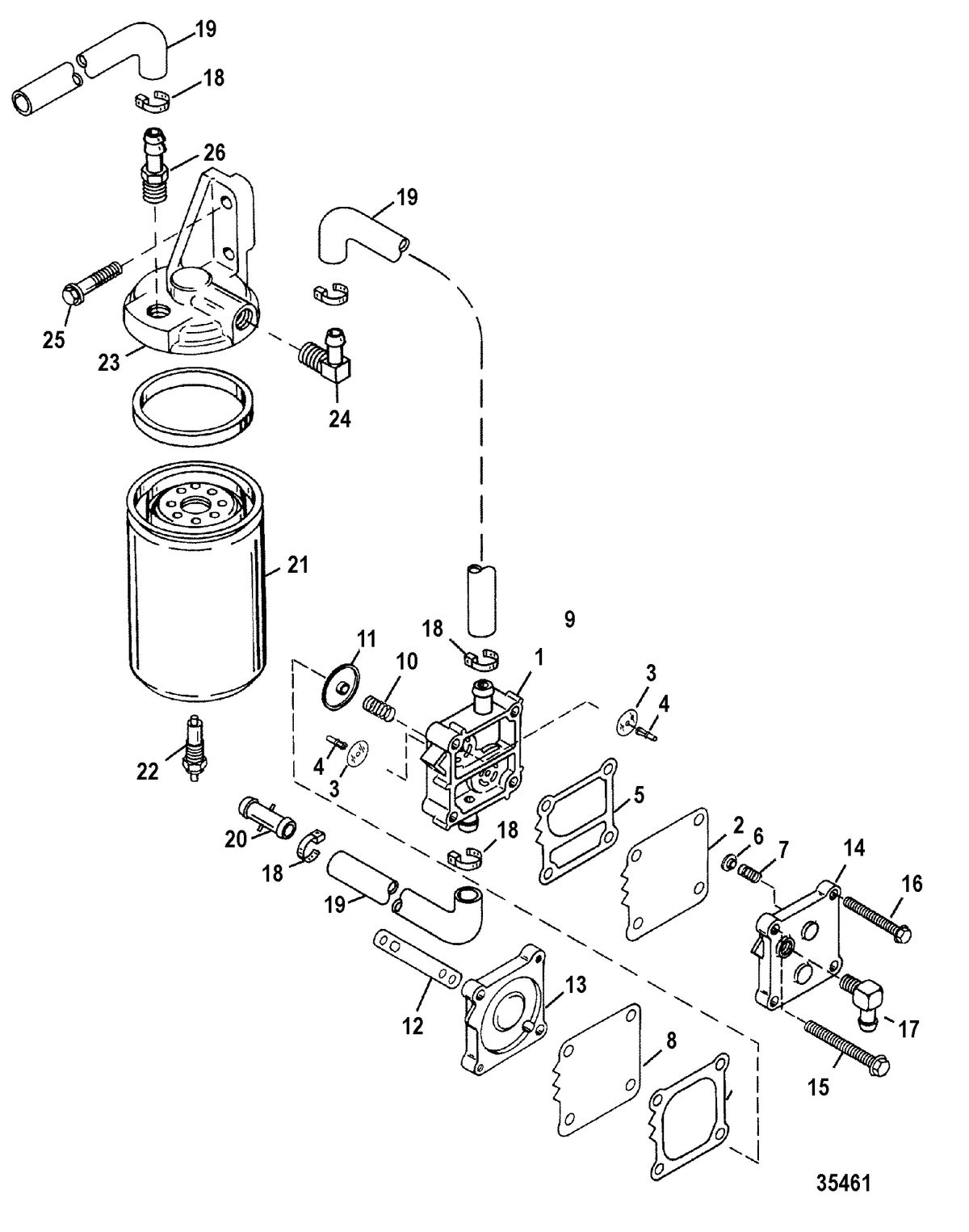 RACE OUTBOARD 300 PROMAX/SUPER MAGNUM (3.0L) Fuel Pump
