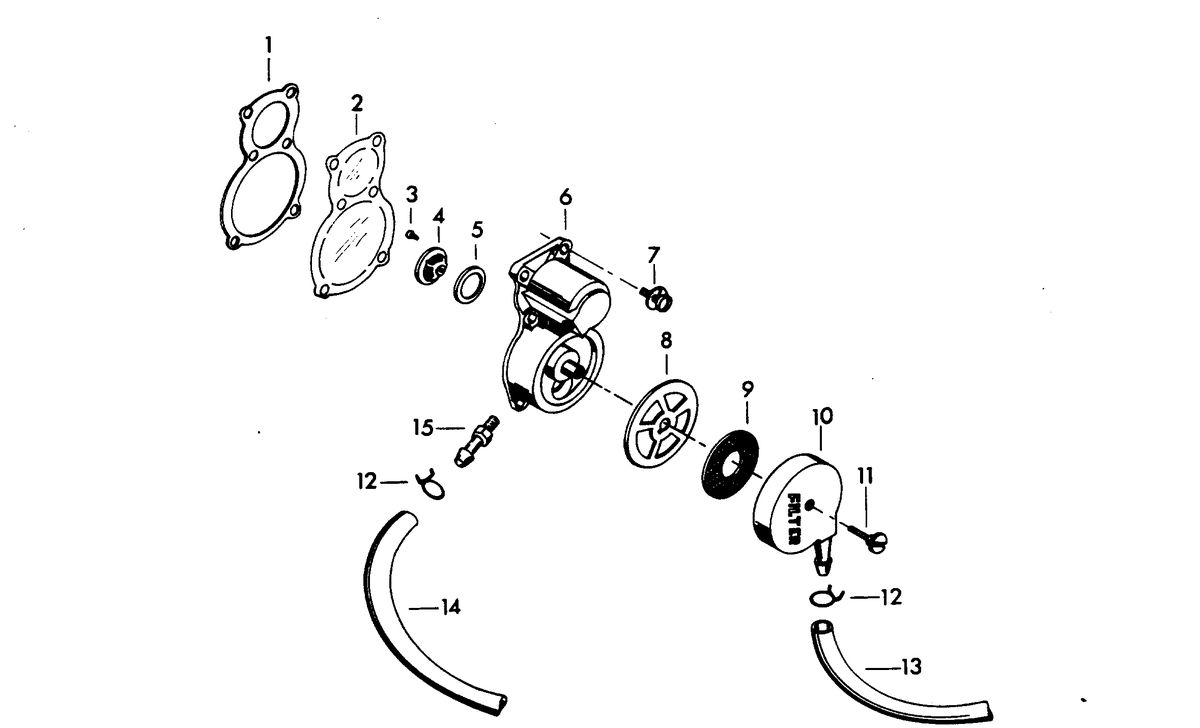 CHRYSLER 30 H.P. FUEL PUMP