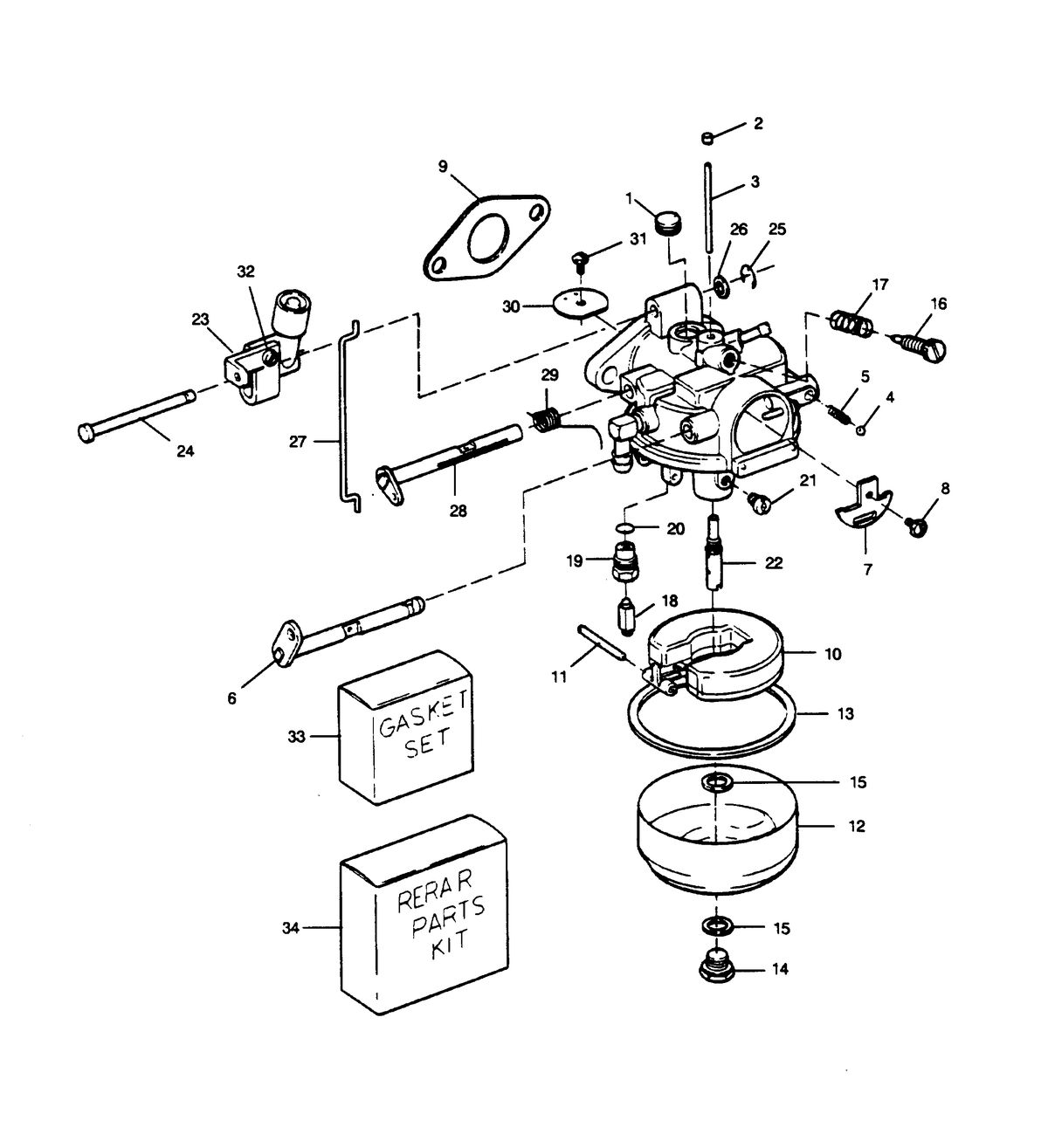SEARS SEARS 5 H.P. CARBURETOR