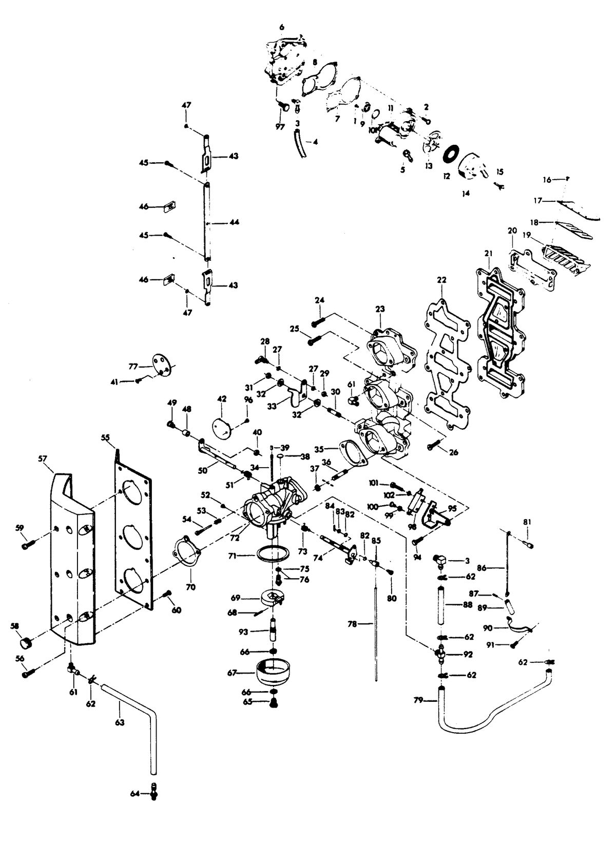 CHRYSLER 75 AND 90 H.P. CARBURETOR