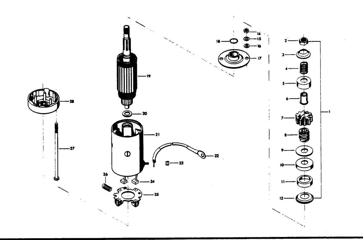 CHRYSLER 45 H.P. ELECTRIC STARTER