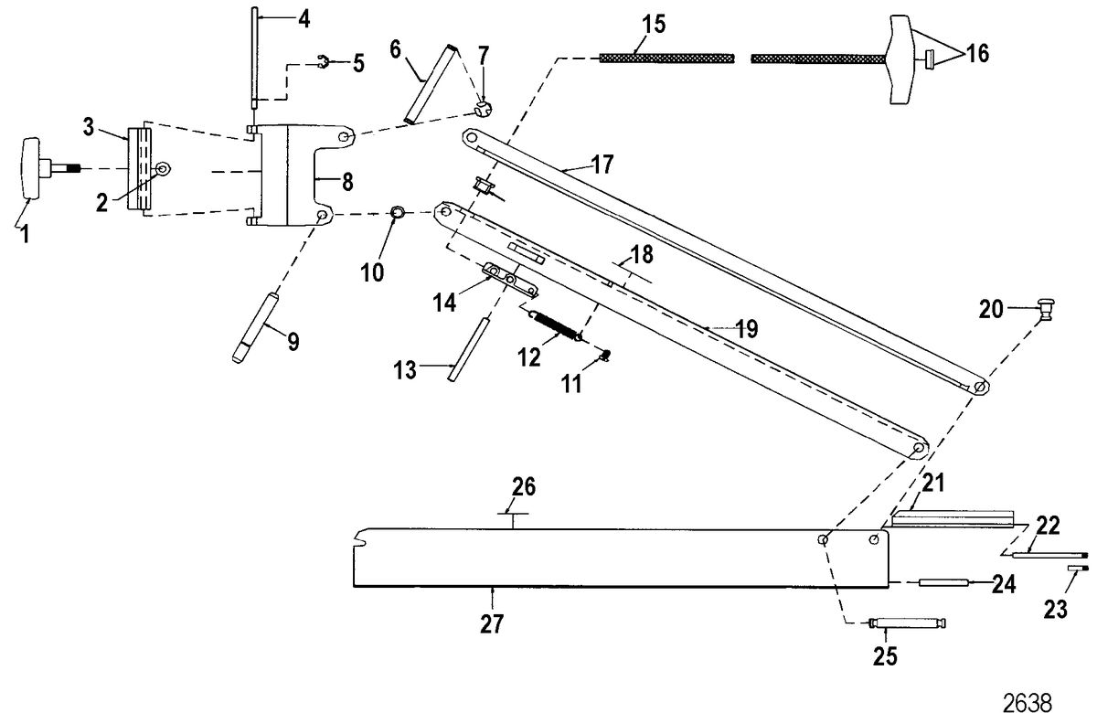 TROLLING MOTOR MOTORGUIDE TRANSOM AND BOW MOUNTS 01 Bow (Black)(MBK300012)