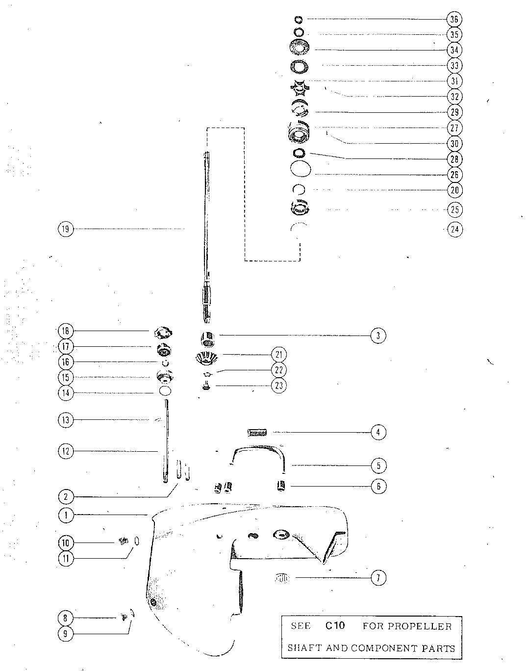 MARK MARK 58, MARK 55A, MARK 58A GEAR HOUSING ASSEMBLY, COMPLETE(MARK 58E)