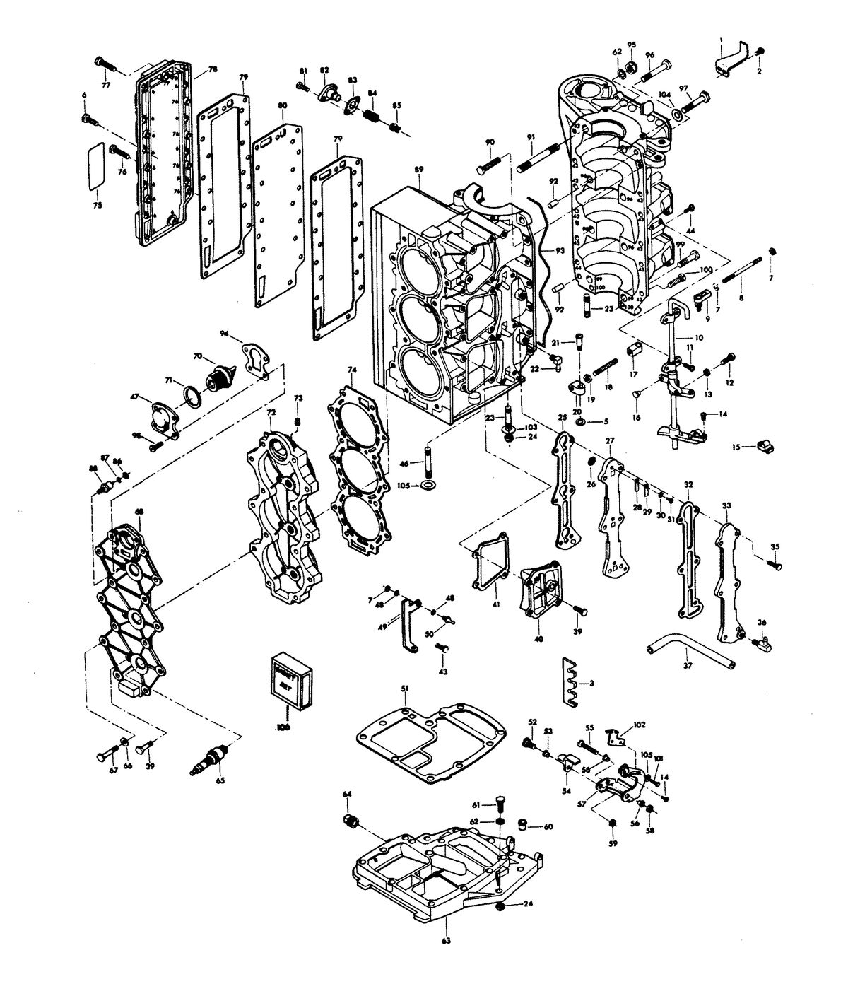 CHRYSLER 75 H.P. TWIN POWERHEAD