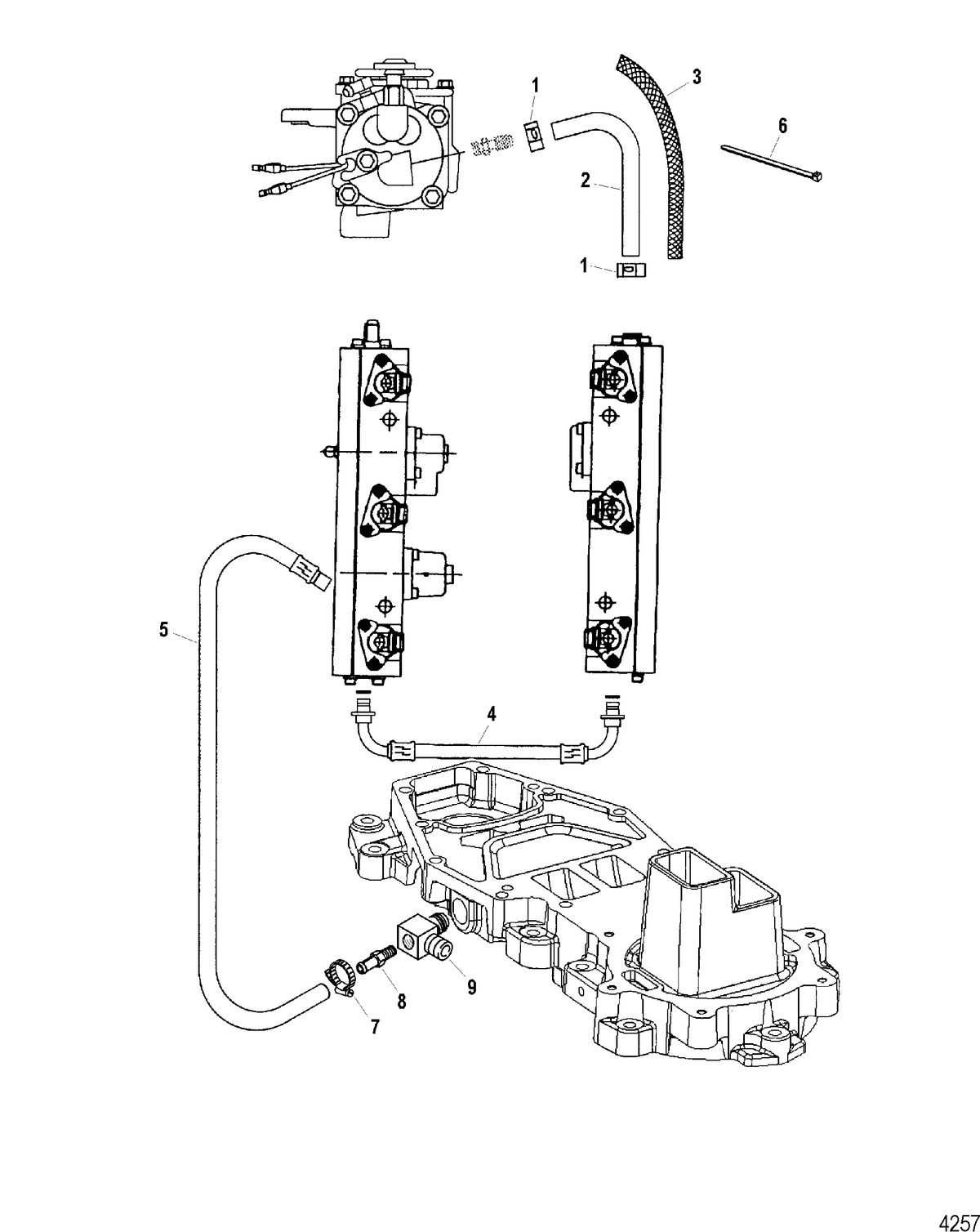SPORTJET 200 DFI JET DRIVE Air Hoses