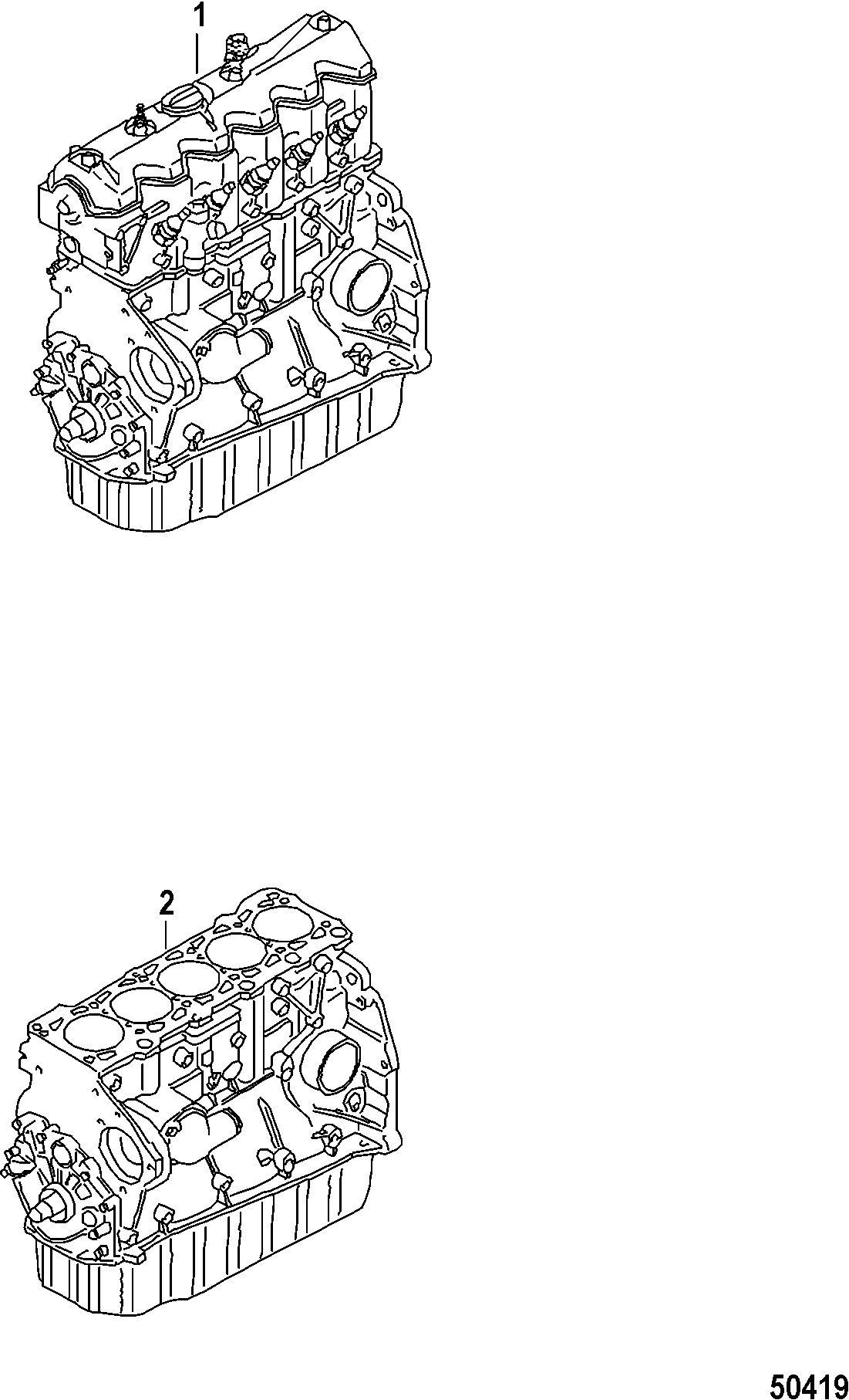 MERCRUISER VW 2.5L BASE ENGINE