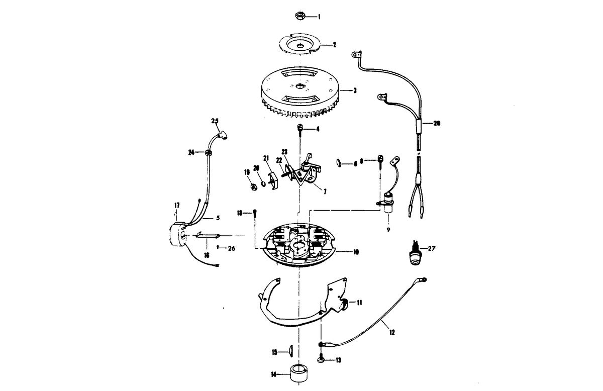 CHRYSLER 6 H.P. SAILOR MAGNETO
