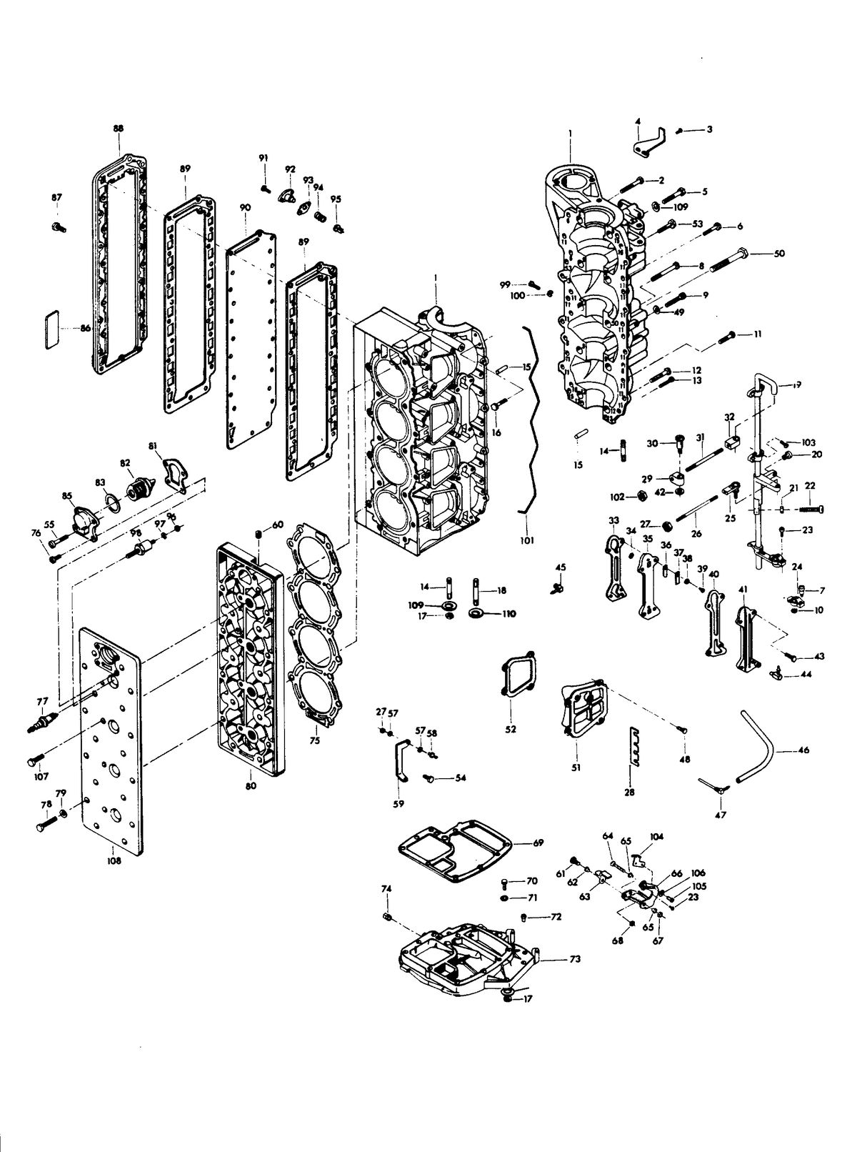 CHRYSLER 140 H.P. POWER HEAD