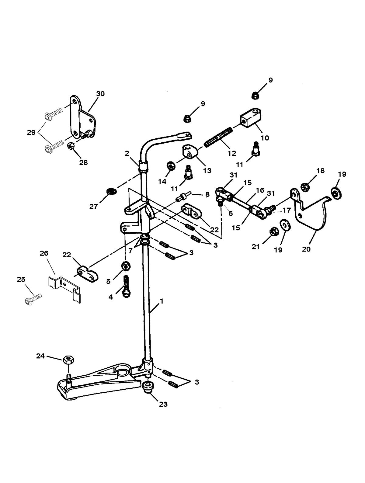 FORCE FORCE 75 H.P. TOWERSHAFT ASSEMBLY