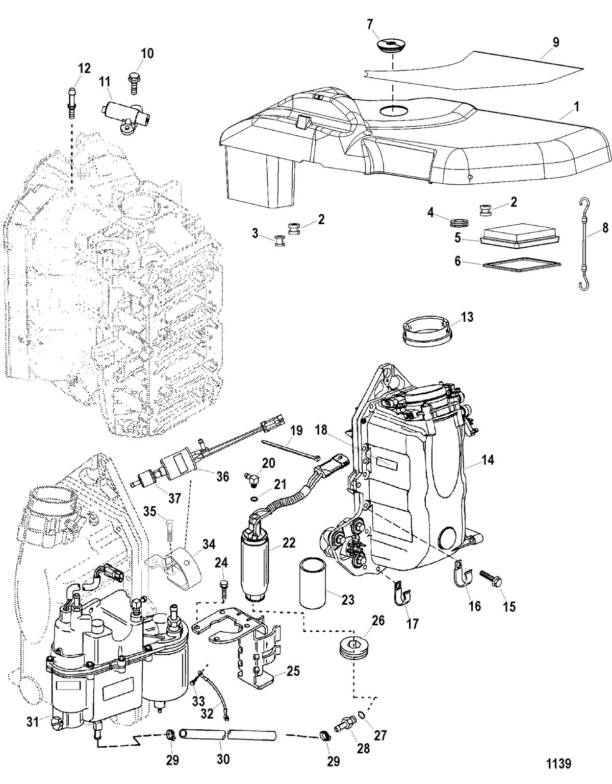 SPORTJET 200 DFI M2 JET DRIVE Air Handler Assembly