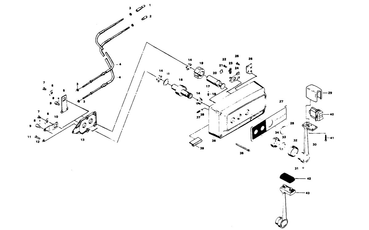 CHRYSLER 140 H.P. REMOTE CONTROL