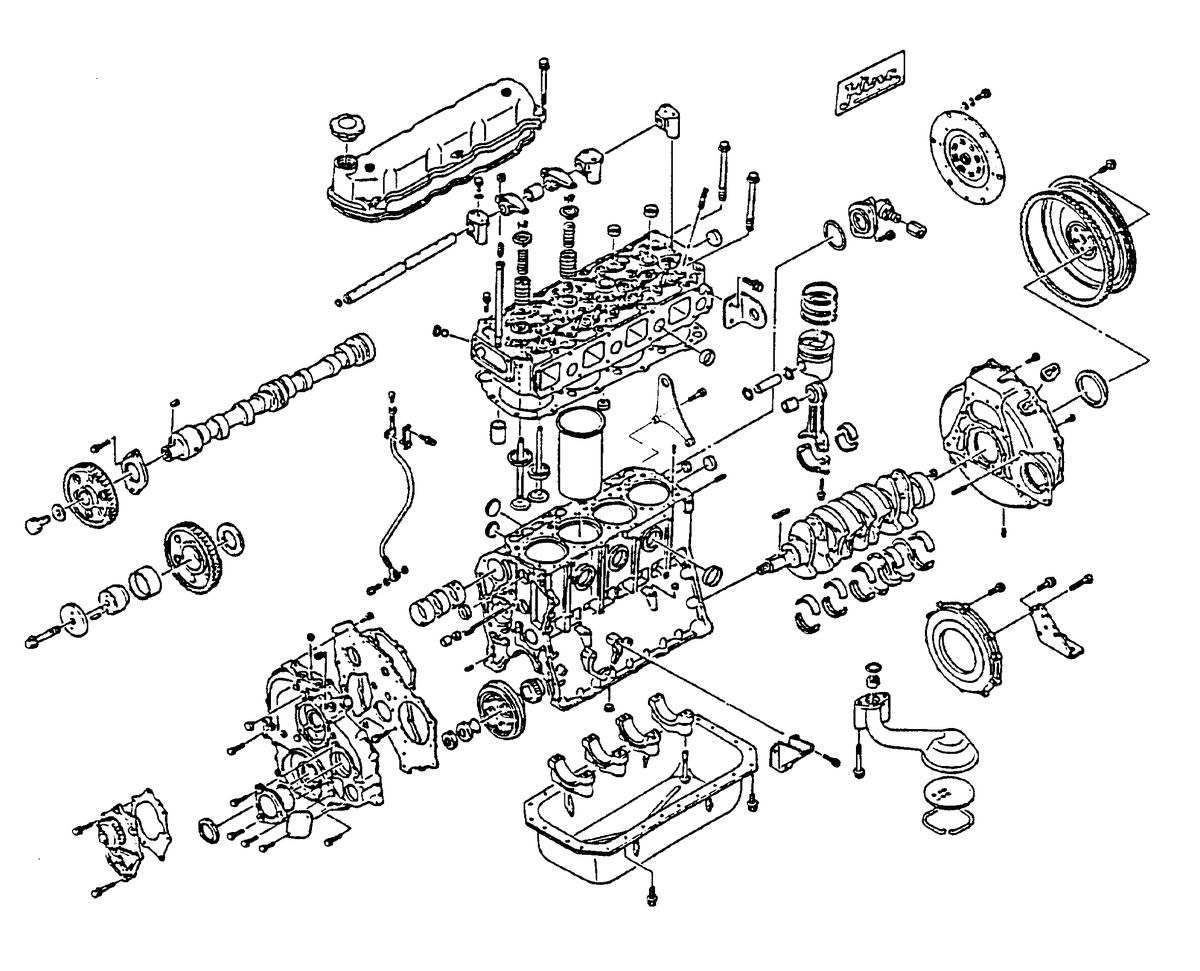 U.S. MARINE US MARINE W04CTI (210 H.P.) DIESEL PARTIAL ENGINE