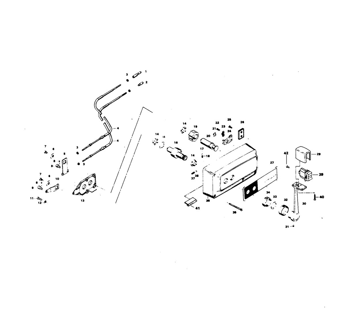CHRYSLER 90 H.P. REMOTE CONTROL