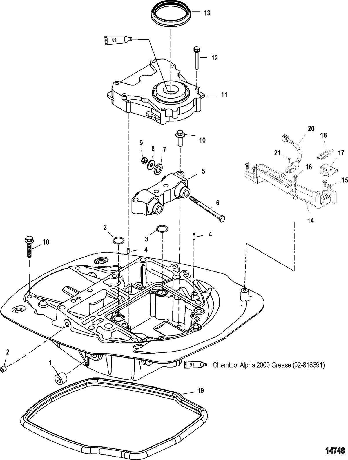 MERCURY/MARINER 115 EFI (4-STROKE) Oil Pump