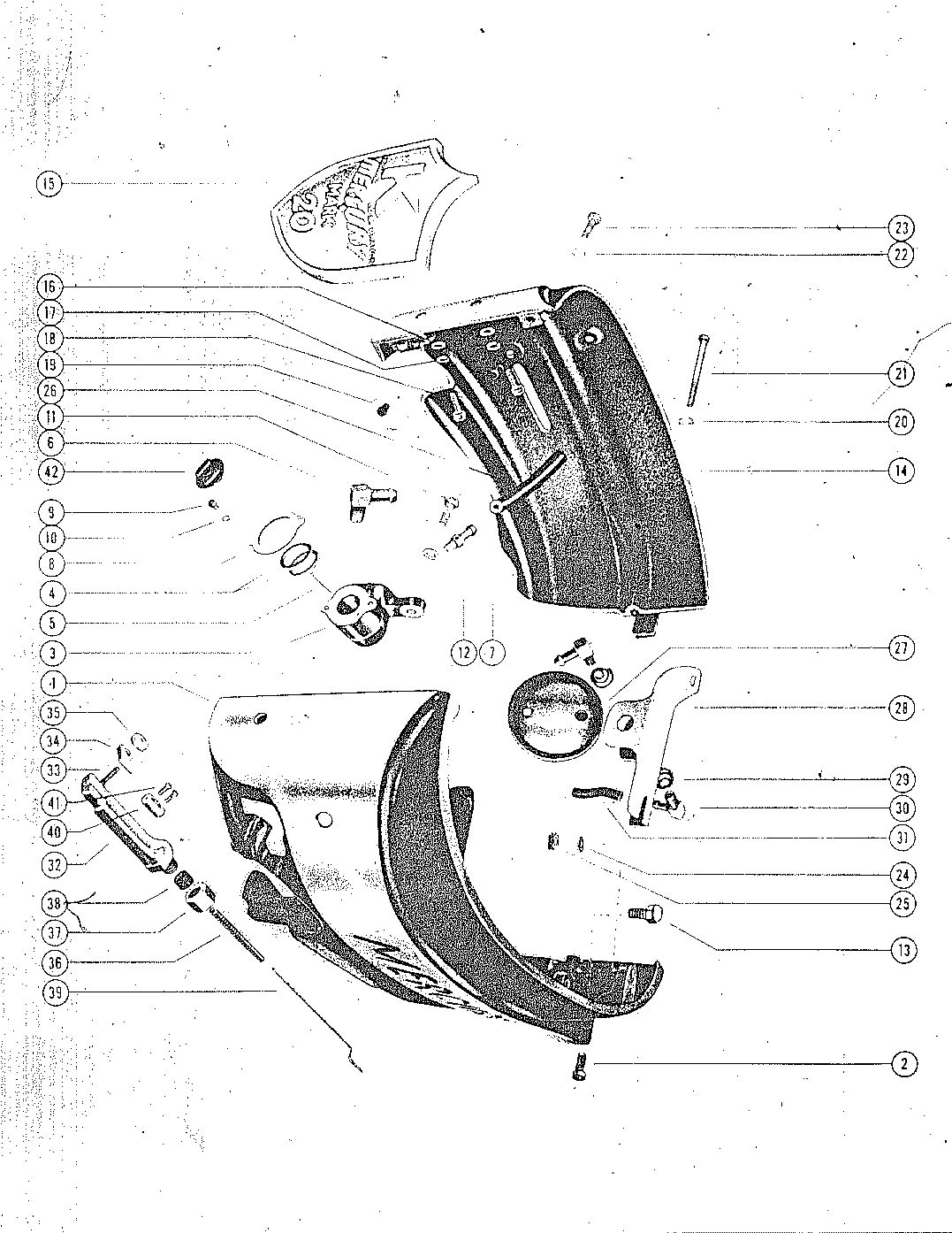 MARK MARK 20H COWLING AND FRONT COVER