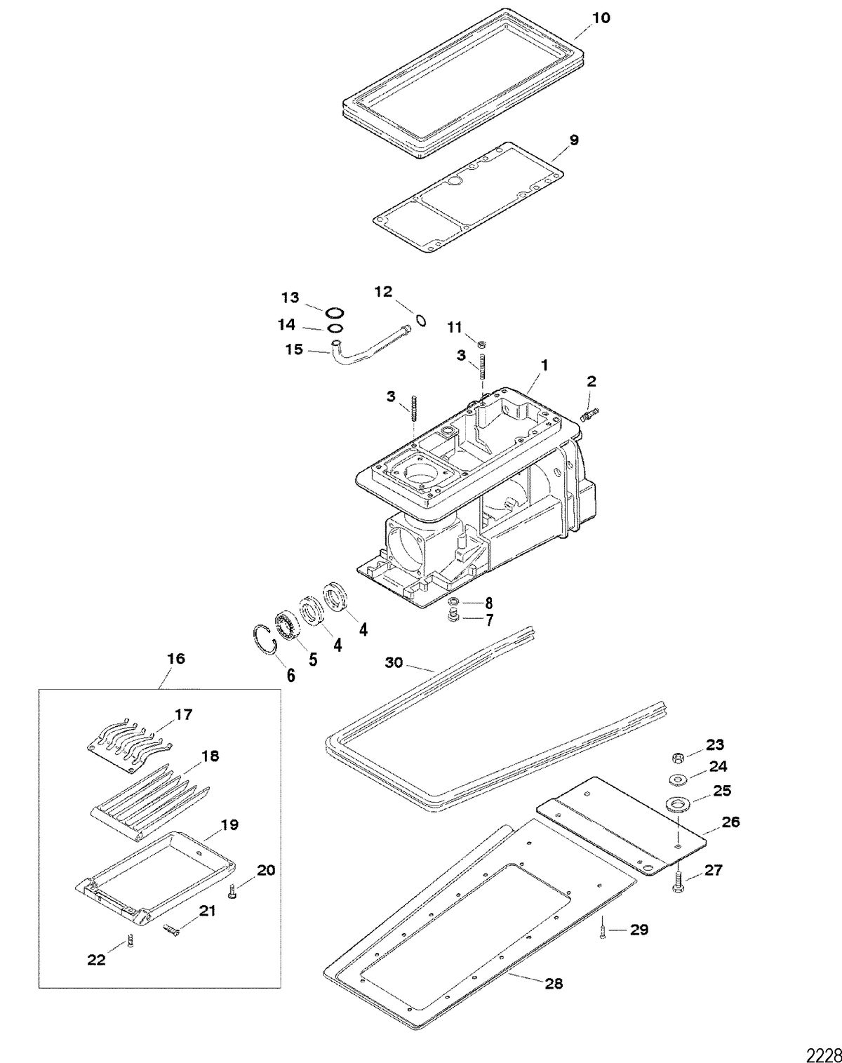 SPORTJET 200 DFI M2 JET DRIVE Jet Drive Housing Components