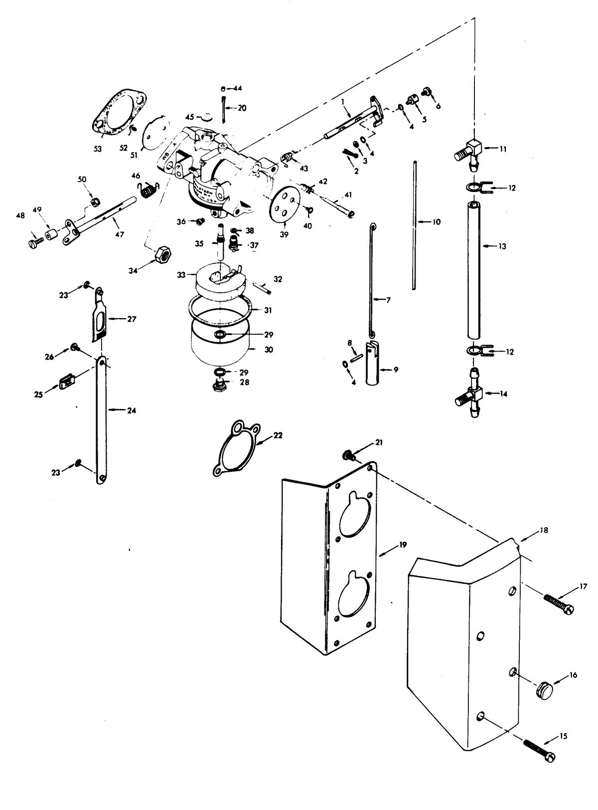CHRYSLER 55 H.P. CARBURETOR