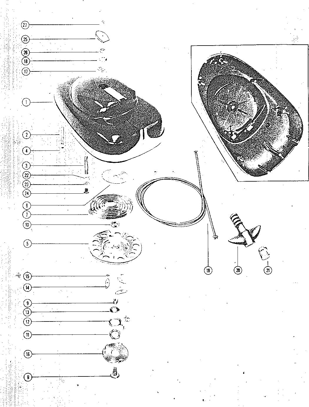 MARK MARK 30 TOP COWL AND STARTER ASSEMBLY